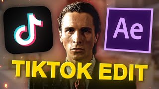 Make A TikTok Edit I After Effects Tutorial [upl. by Ilke]