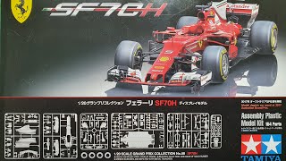 Ferrari SF70H Sebastian Vettel Tamiya 120 Full Video Build [upl. by Ettenajna]