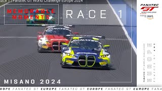 Valentino Rossi WINS Dramatic Finish  Misano Race 1  Fanatec GT World Challenge Europe 2024 [upl. by Balcer]