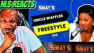 UNCLE WAFFLES MIGHT HAVE A SECRET TALENT Uncle Waffles Freestyles ON SWAYS UNIVERSENLS REACTS [upl. by Esilehc910]