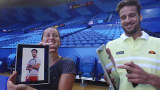 Team Spain Hopman Swipe  2017 Mastercard Hopman Cup [upl. by Andersen]