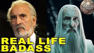 Actor Christopher Lee Was A Real Life Badass [upl. by Haroved616]