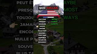 quotQUIZ ANGLAIS 🇺🇲 11 mots très utilisés en anglais  quiz apprendreanglais learnenglish anglais [upl. by Hobart]