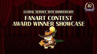 GLOBAL SERVICE 10TH ANNIVERSARY SPECIAL FANART CONTEST AWARD WINNER SHOWCASE [upl. by Merlina]