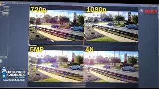 Security Camera Resolution Comparison 720p 1080p 5MP 4K and 180 amp 360 Panoramic 12MP [upl. by Jeffie328]