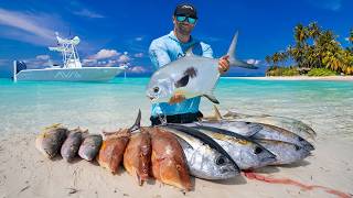 Bay Boat Bahamas Crossing for Every Prized Species  Permit Bonefish Tuna Hogfish Snapper [upl. by Leoy]