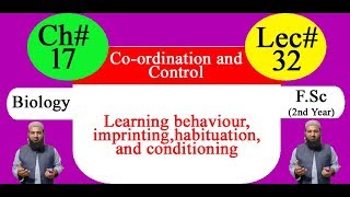 Biology Ch17Lecture32 Learning behaviour FSc 2nd Year [upl. by Hermine721]