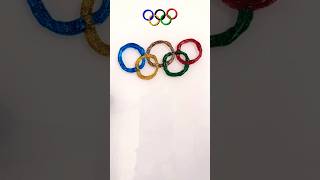 Olympics color mixing recipes colormixing asmr oddlysatisfying [upl. by Weldon]