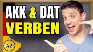 Verben mit Dativ amp Akkusativ  German verbs with accusative amp dative  Grammar explained [upl. by Viking461]