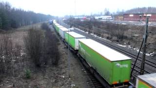 GreenCargo V5 187 bringer CargoNet 16 2213 till Älmhults terminalen [upl. by Chor]