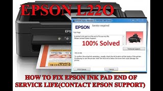 How to Reset Epson L220 [upl. by Jenine]