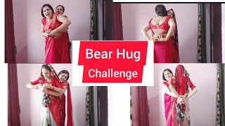 Bear Hug Challenge With SareeNand BhabhiFunny video😀 [upl. by Dicks800]