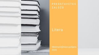 Predstavitev knjižnih programov za leto 2024 Litera [upl. by Nylra]