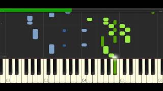 Virlan Garcia LLUVIA EN TUS PESTAÑAS Piano Cover Midi tutorial Sheet app Karaoke [upl. by Waylen]