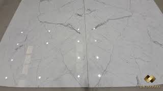 White Statuario marble  Satvario italian marble  The Infinity Marble [upl. by Notnad91]