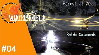 Valkyrie Profile  04  Chapter 1 Forest of Woe Solde Catacombs [upl. by Annahsirhc]