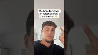 Wie lange Schultage in verschiedenen Ländern sind…😳  foryou trending trend viralshort fypシ゚ [upl. by Catherina]