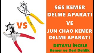 SGS Kemer Delme Zımbası SGS1080 Ve Jun Chao Kemer Delme Zımbası sgs deriişleme hepsiburada [upl. by Nelyahs909]