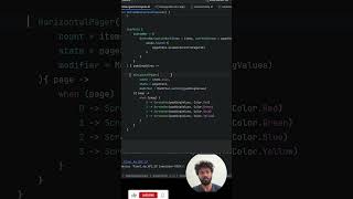 Swipe in Bottom Navigation in jetpack compose  Android studio Kotlin android coding kotlin [upl. by Perry]