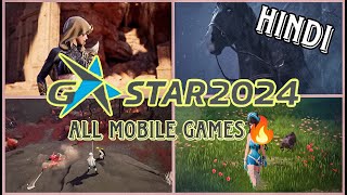 GSTAR 2024 Games Showcased  All Mobile Games Announcement  Hindi [upl. by Guthry]