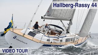 HallbergRassy 44 Video tour [upl. by Alwyn]