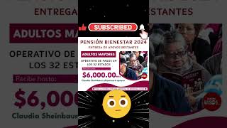 📌🔴¡Último depósito a pensionados en 2024 Así llegarán los 6000 pesos en noviembre [upl. by Anayrb535]