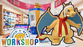 Build A Bear Giant Sized Charizard Unboxing Online Exclusive [upl. by Elias]