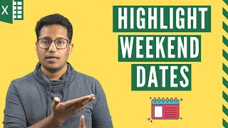 Highlight Weekends Dates and Holidays in Excel Easy Method [upl. by Podvin465]