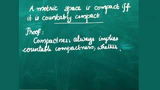 Countable Compactness in Topological Spaces part 3 [upl. by Eineg]