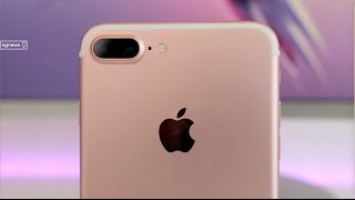 Apple iPhone 7 Plus RoseGold Unboxing e primeiras impressões [upl. by Nerrawed]