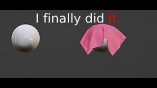 Testing Cloth Simulation Methods in Blender [upl. by Osnofla304]