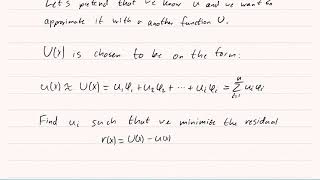 Basic FEM  An intro to the Galerkin method [upl. by Ellehsat]