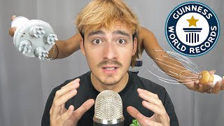 ASMR FASTEST HEAD MASSAGE  WORLD RECORD [upl. by Phillipp]