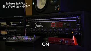 Before and After Mastering Process Using SPL Vitalizer MK3T [upl. by Lucias15]