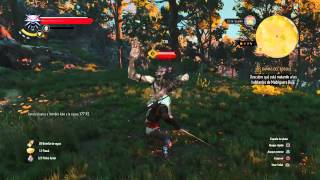 The Witcher 3 Wild Hunt  Combate contra hombre lobo [upl. by Tati]