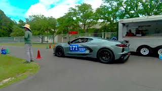 Corvettes Racing Autocross  FPV DRONE  SCCA Jax Solo  FSCJ North Campus [upl. by O'Rourke]