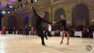 Troels Bager and Ina Jeliazkova USA  Disney 2018  Pro Latin  QF Chacha [upl. by Cassaundra]