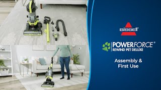 Assembly amp How to use  PowerForce® Rewind Pet Deluxe Upright Vacuum [upl. by Araiet]