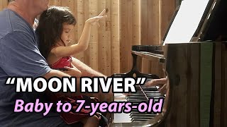 DaddyDaughter Music quotMoon Riverquot Baby to 7YearsOld [upl. by Sapowith]