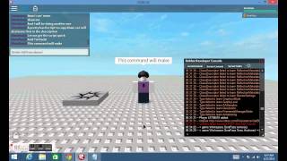 ROBLOX DEVELOPER CONSOLE COMMANDS [upl. by Atinid332]