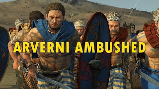 Arverni Ambushed  Multiplayer Battle  Total War Rome 2 [upl. by Swec]