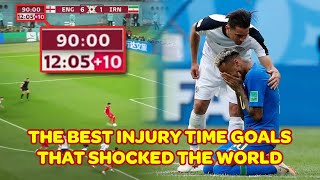 The Best Injury Time Goals that shocked the world [upl. by Zaslow443]