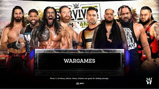 WWE 2K24  The New Bloodline vs The Old Bloodline  Amazing War Game Survivor Series [upl. by Wall788]