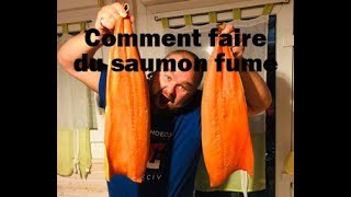 Faire son saumon fumé au Barbecue [upl. by Rossner]