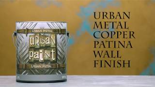 Urban Paint Copper Patina Effect for walls [upl. by Jonme]