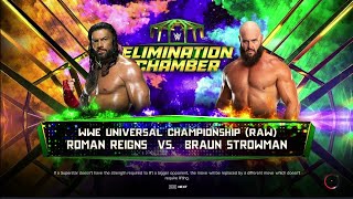 Wwe Universal Championship Raw Roman Reigns VS Braun Strowman Match [upl. by Dona]