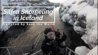 Silfra Snorkeling in Thingvellir National Park Iceland [upl. by Yasu]