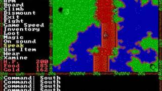 Questron II MSDOS Intro und Gameplay [upl. by Nuahs]