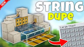 New Easiest STRING FARM DUPER Working in MINECRAFT 121  MCPE PS4 XBox Windows 10 [upl. by Ahsiet]