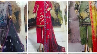 Lamisah mohagni 3pc Dhanak embroided available in resnable prices onlineshopping fashion [upl. by Ellebasi]